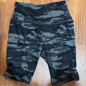 Camo Print bike shorts